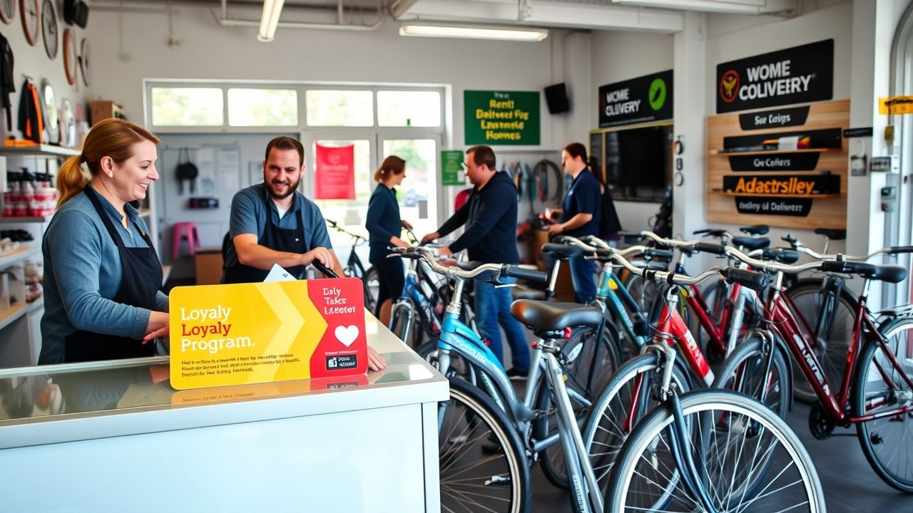 How to encourage customers to return to the bicycle workshop